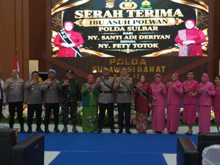 Serah Terima Ibu Asuh Polwan Polda Sulbar, Dari Kehangatan yang Berlalu ke Semangat yang Baru