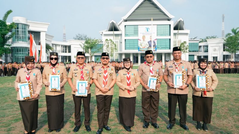 Gubernur SDK di Apel Hari Pramuka ke-65: Pramuka Itu Setia, Patriot, Tak Kenal Menyerah dan Setia Kawan