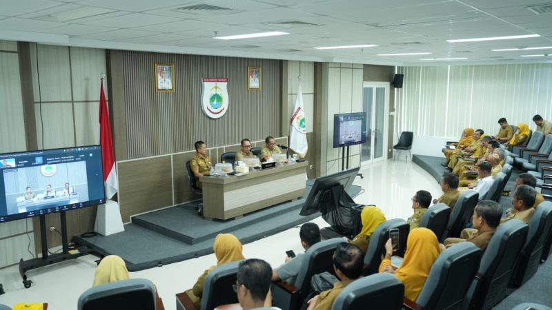Sekprov Memimpin Rakor Monev Awal Program Gerakan Sulbar Mandarras