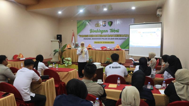 Bimtek Dokkes Polda Sulbar, Pastikan Layanan Medis di Lingkungan Polri dan Masyarakat Semakin Baik