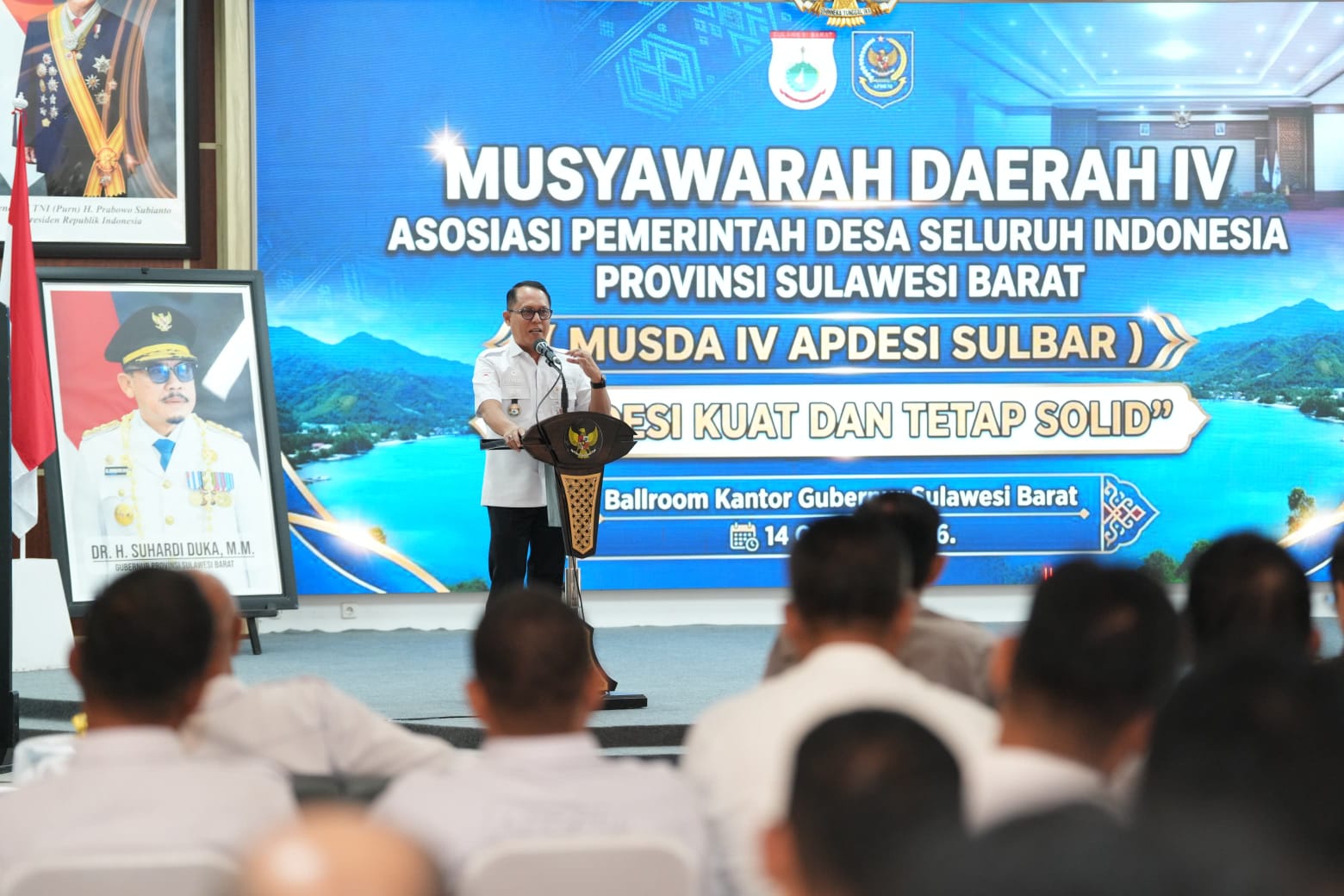 Buka Musda IV APDESI Sulbar, Sekda Junda Harap Tetap Kuat dan Solid