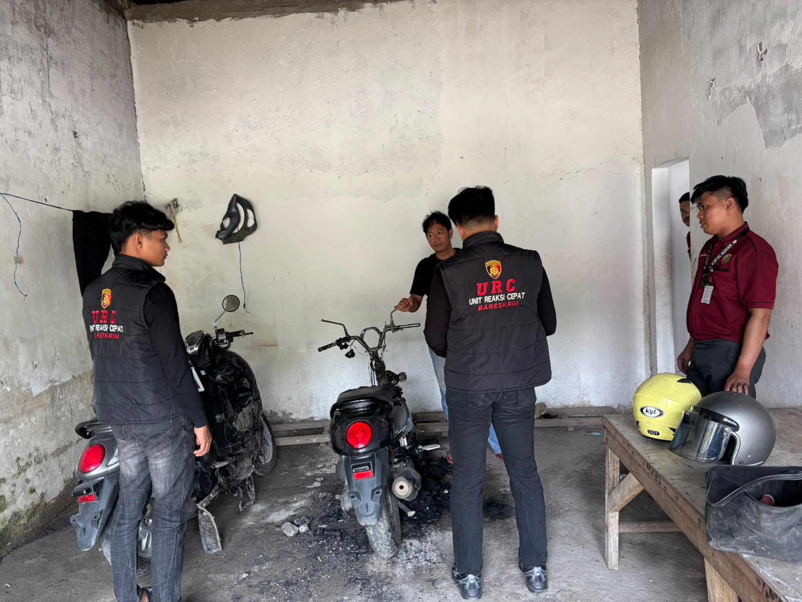 Tim URC Polres Mateng Tangkap Terduga Pelaku Pembakaran Dua Motor di Karossa