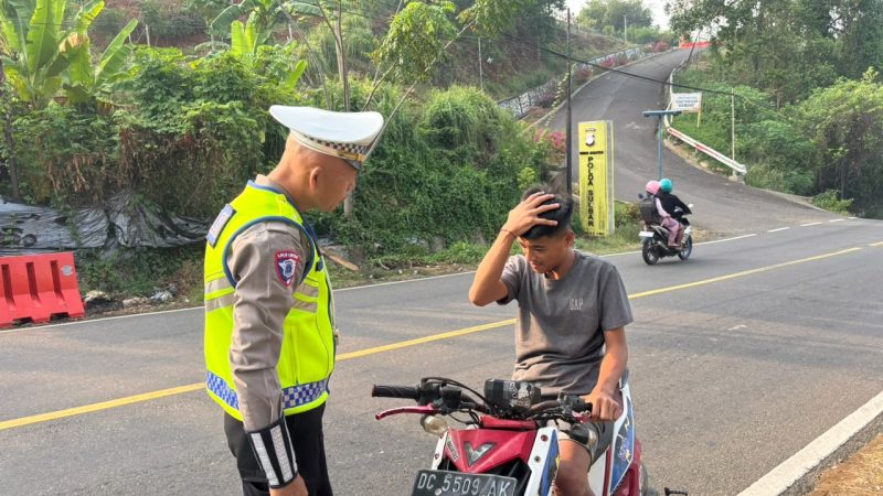 Teguran Cinta Polantas Polda Sulbar Demi Keselamatan Bersama