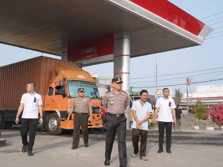 Kapolda Sulbar Sidak SPBU di Mamuju