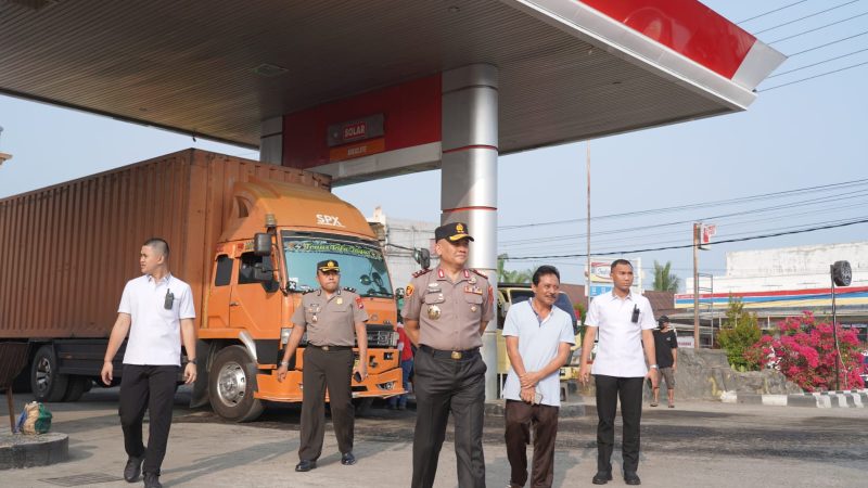 Kapolda Sulbar Sidak SPBU di Mamuju