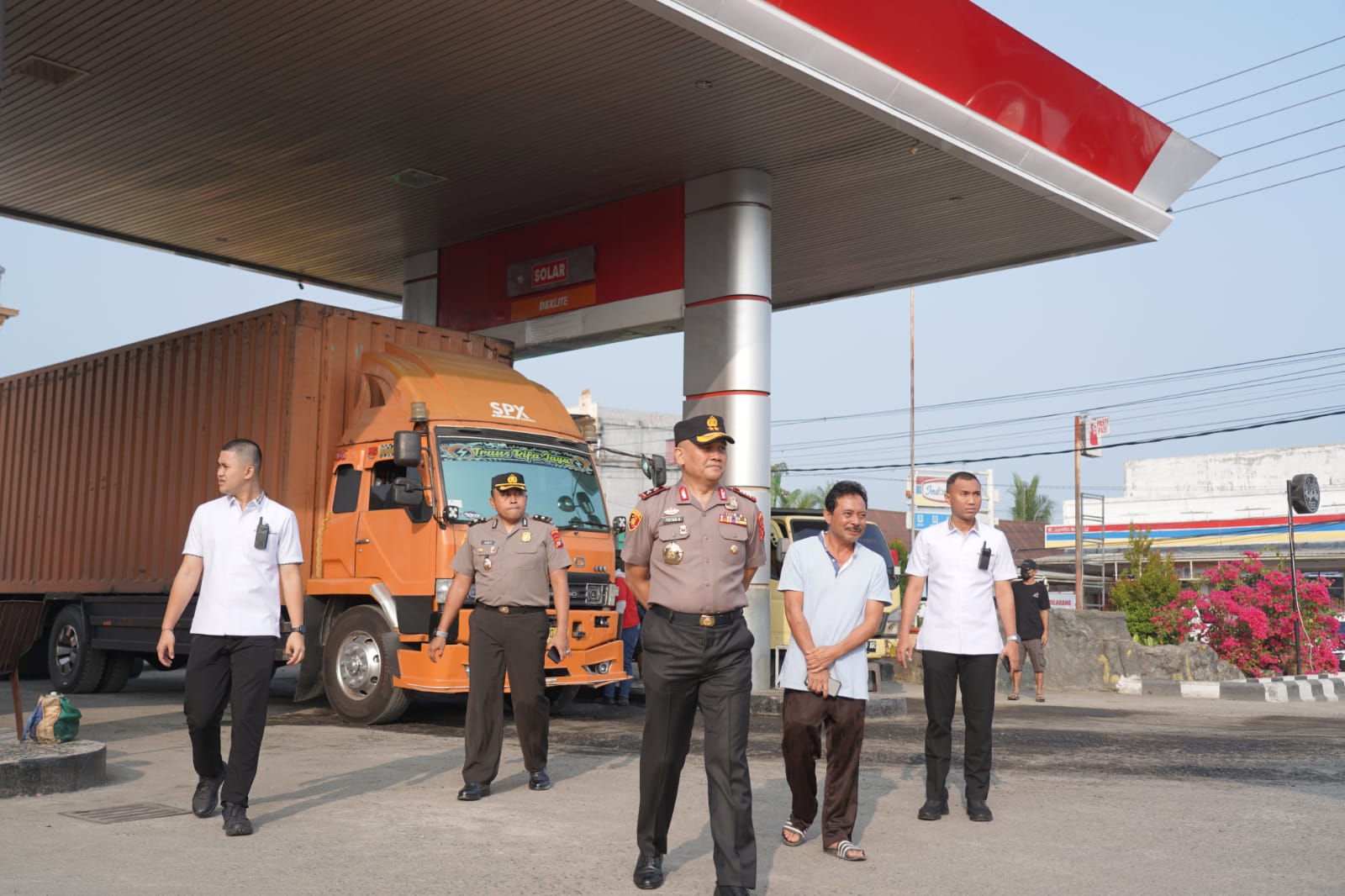 Kapolda Sulbar Sidak SPBU di Mamuju
