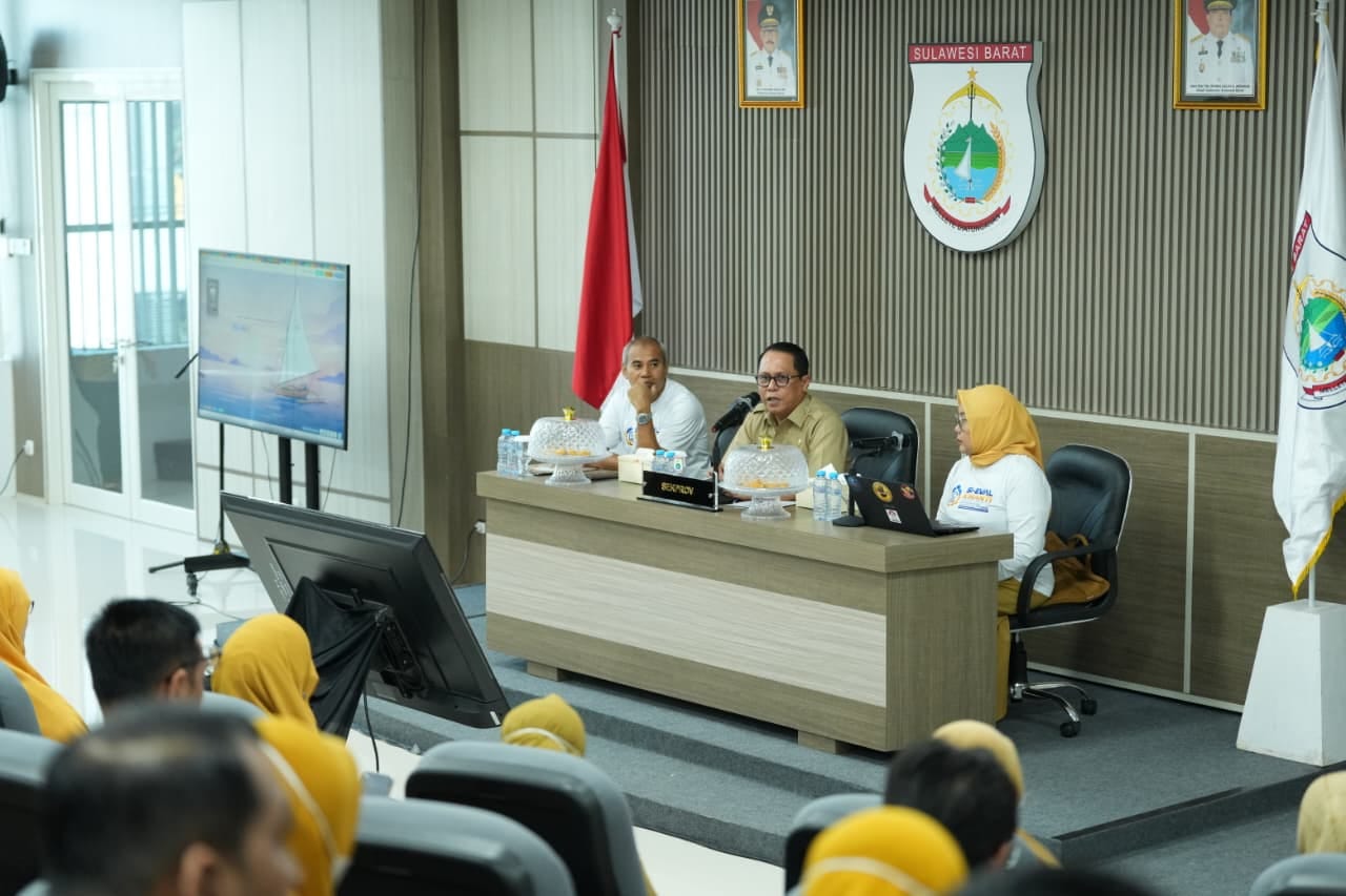 Transformasi Digital Inspektorat Sulbar, Sekda Launching SI-EVAL KINANTI