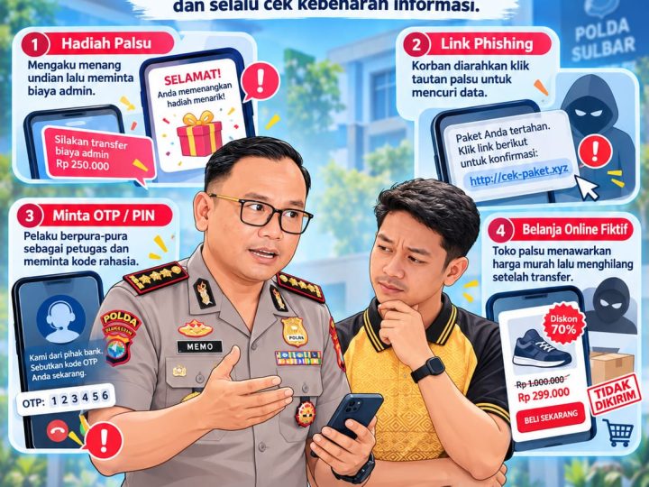 Modus Penipuan Online, Kabid Humas Polda Sulbar Imbau Masyarakat Waspada