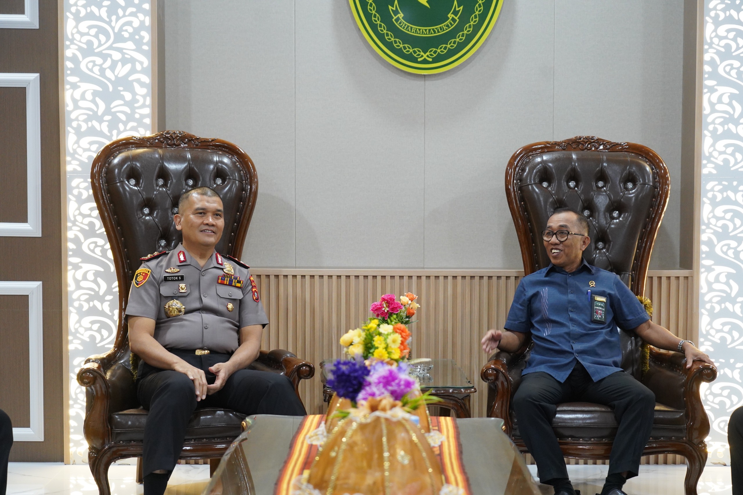 Kapolda Sulbar dan Pengadilan Tinggi Sulbar Komitmen Tingkatkan Penegakan Hukum