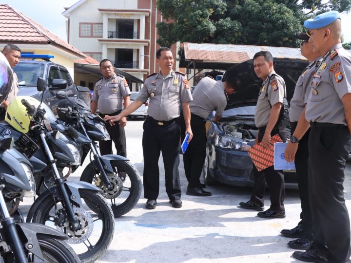 Pastikan Kesiapan Sarana Dinas, Biro Logistik Polda Sulbar Supervisi ke Polres Majene